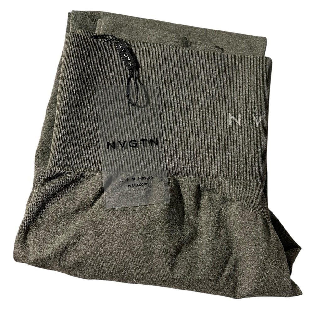 NVGTN Khaki Green Contour Seamless Leggings, size L - Picture 12 of 12